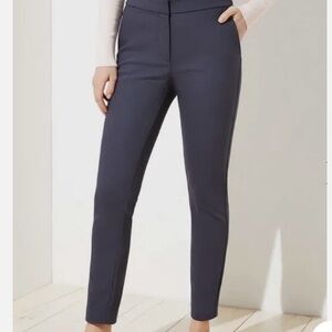 LOFT Julie navy blue Mid-rise Skinny Ankle Pants